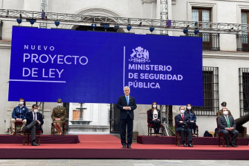 El presidente Piñera en la ceremonia de firma del proyecto que crea el nuevo ministerio. Foto: Presidencia de Chile