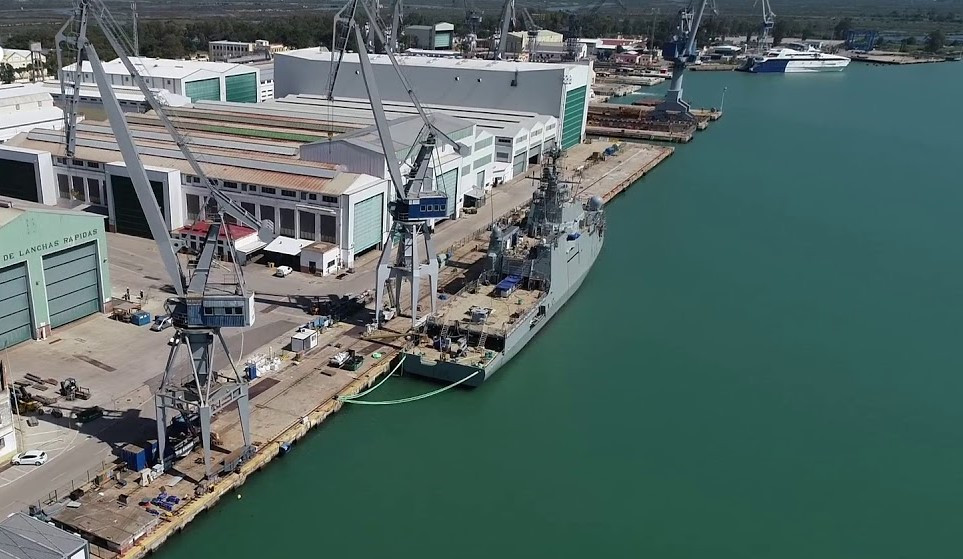 Astillero de Navantia en San Fernando Cádiz. Foto: Navantia