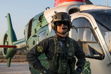 La Prefectura Aérea cuenta con helicópteros de Airbus, Bell y Leonardo. Foto: Diego CuadraHelos Magazine