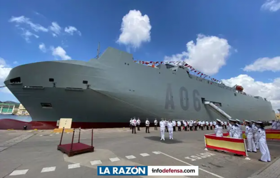 Entrega del buque Ysabel a la Armada. Foto G. SorianoInfodefensa.com