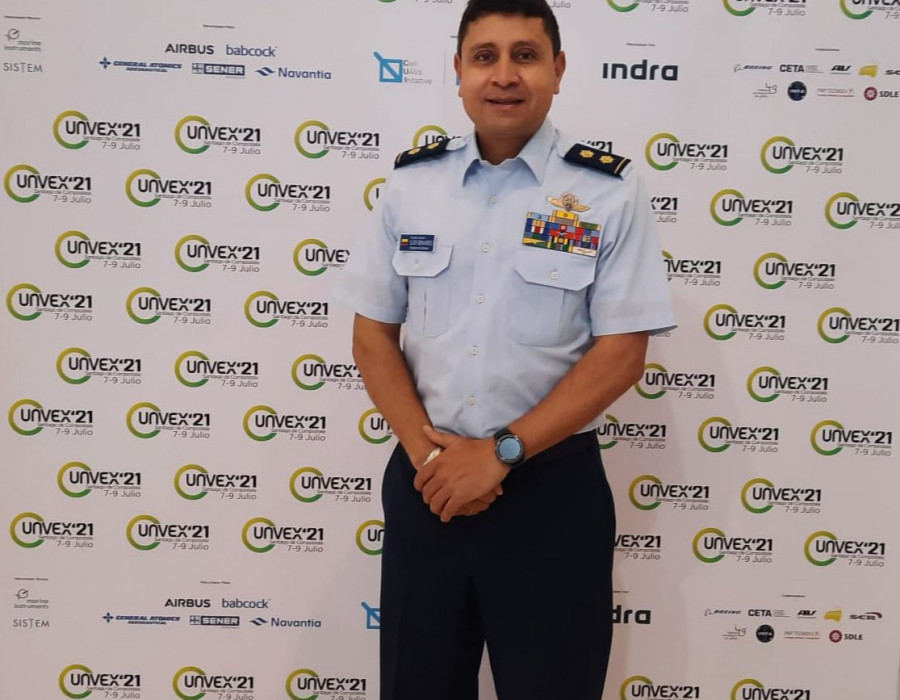 El agregado de Defnesa de Colombia en España, brigadier general Eliot Benavidez. Foto: Unvex