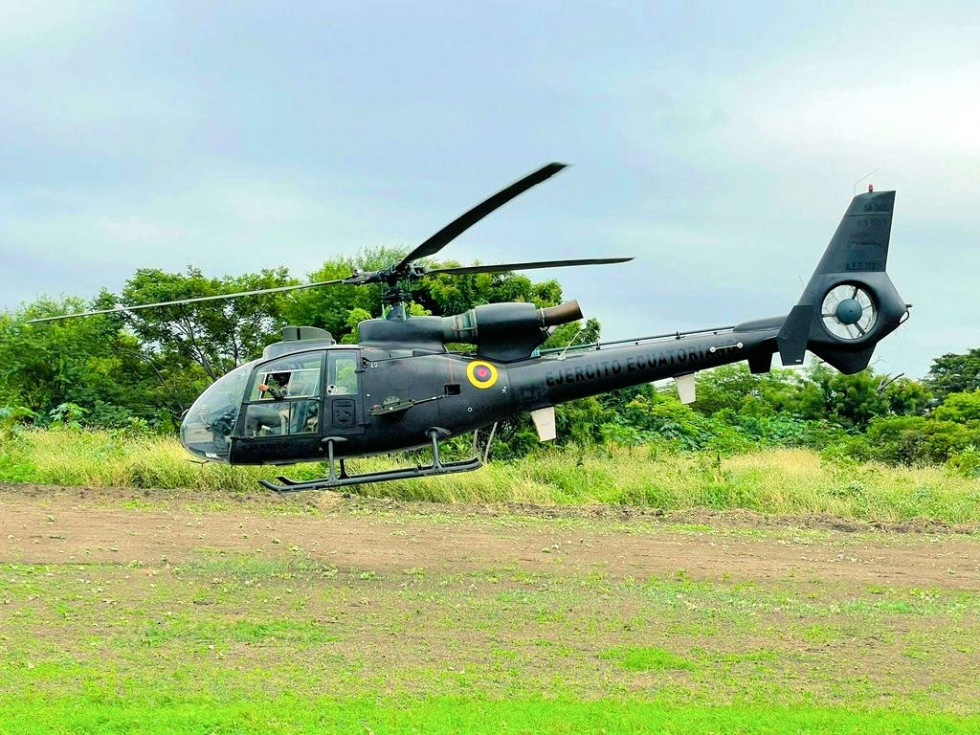 El Ejército Ecuatoriano se adiestra en ataque y reconocimiento con helicópteros Gazelle