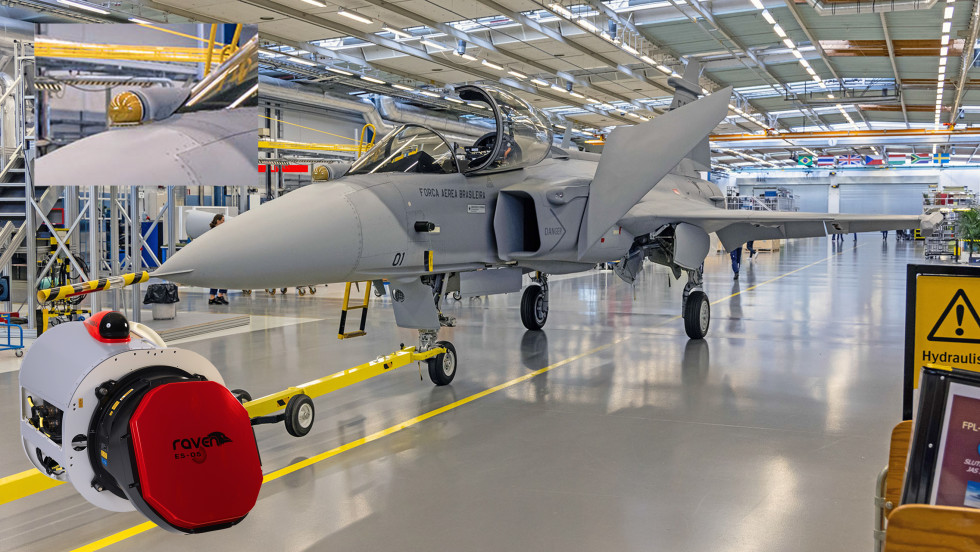 Primeiro Gripen de produção para o Brasil flagrado em Linkoping